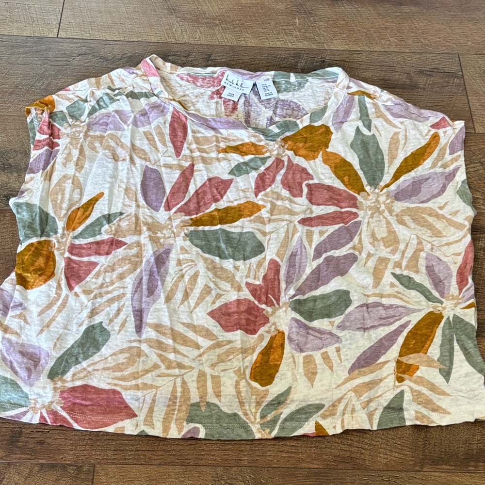Nicole Miller Linen Top